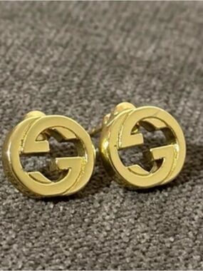 Gucci Interlocking GG Stud Earrings